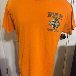 Harley-Davidson Men's Bright‎ Orange Tee